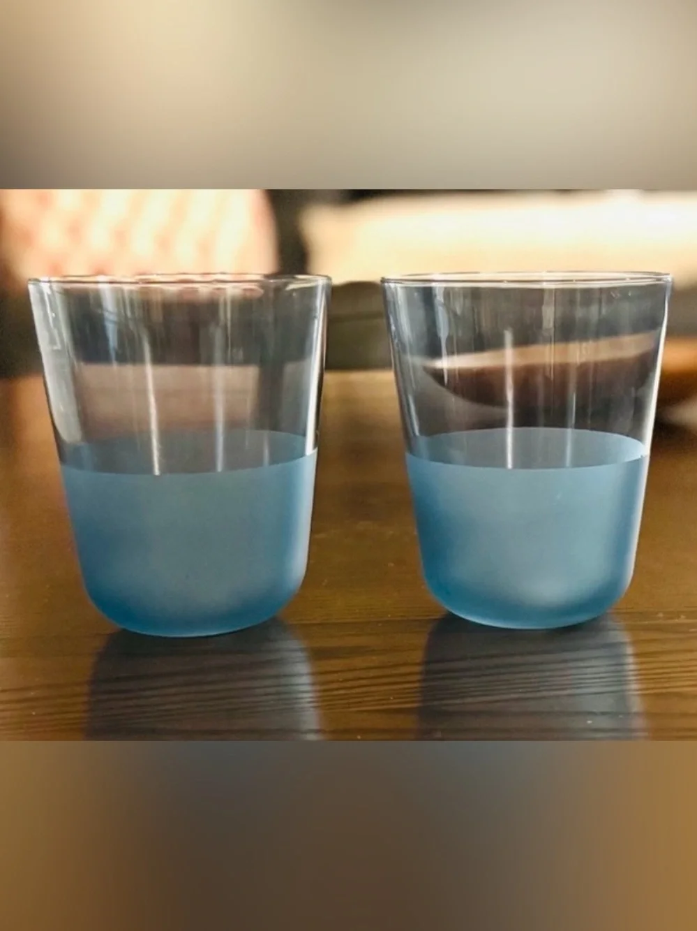 NWOT Pottery Barn 13 oz tumblers set of 4 matte water glasses cocktail party